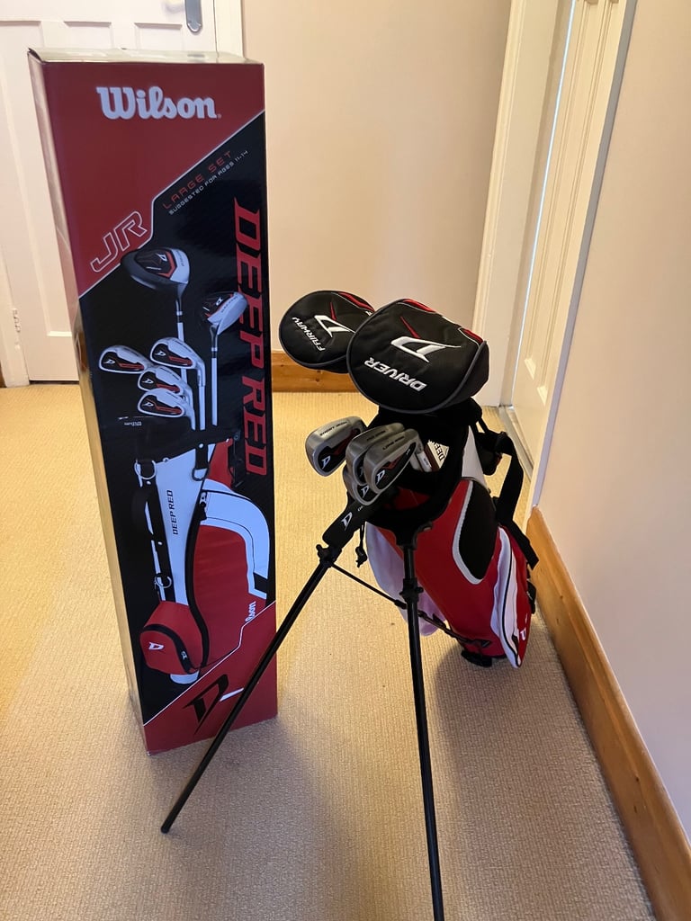 image for Wilson Deep Red Golf Clubs (RH) & Bag (JR - age 11 - 14)