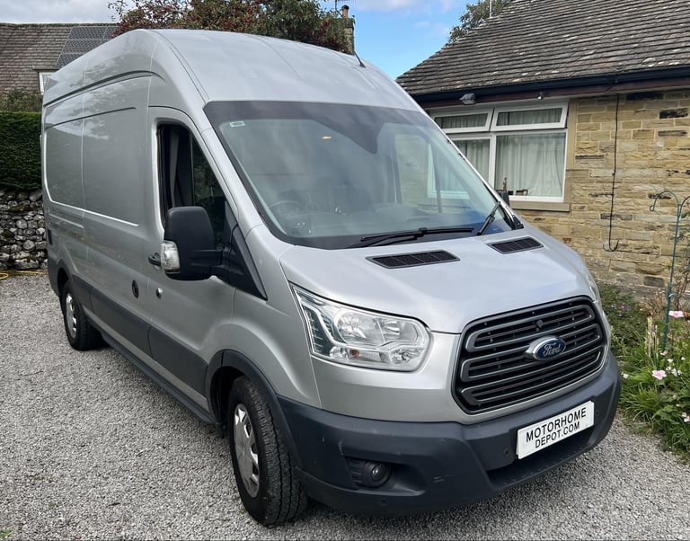 Ford Transit, 2 berth , rear fixed bed, rear garage professional van conversion