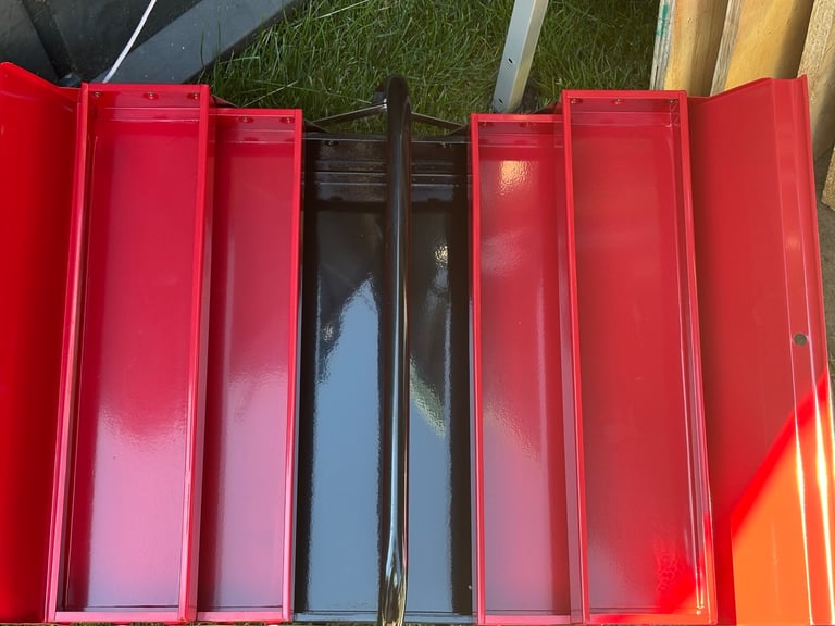 New Red and black tool boxes