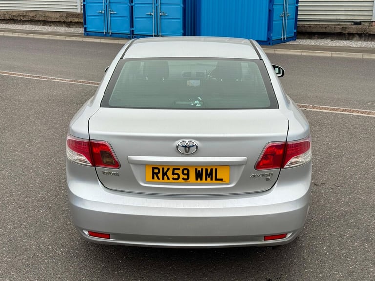 2009 Toyota Avensis 1.8 V-Matic TR Euro 4 4dr SALOON Petrol Manual
