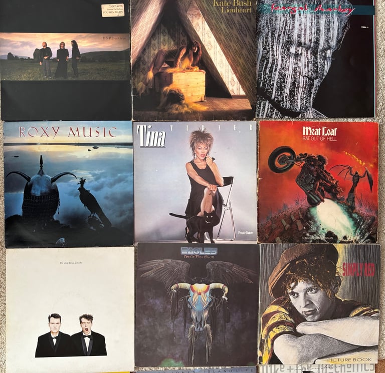 24 vinyl albums from 70 & 80 some crackers 