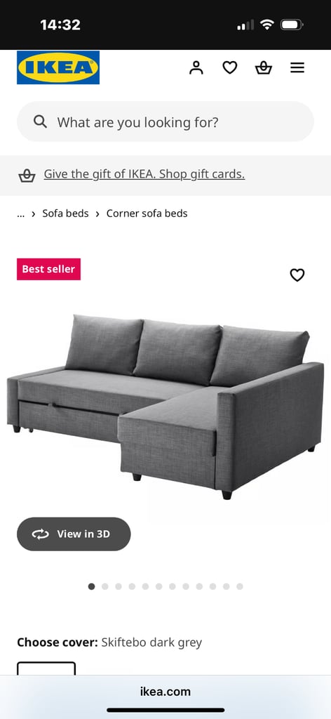 Ikea friheten sofabed