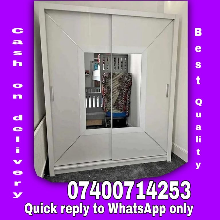 image for  Size: W 120CM -- Brand New Sliding Door Wardrobe For Sale