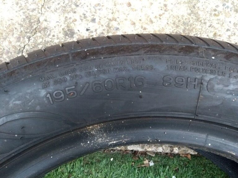  195 50 16 Tyres 7mm tread in West London Area