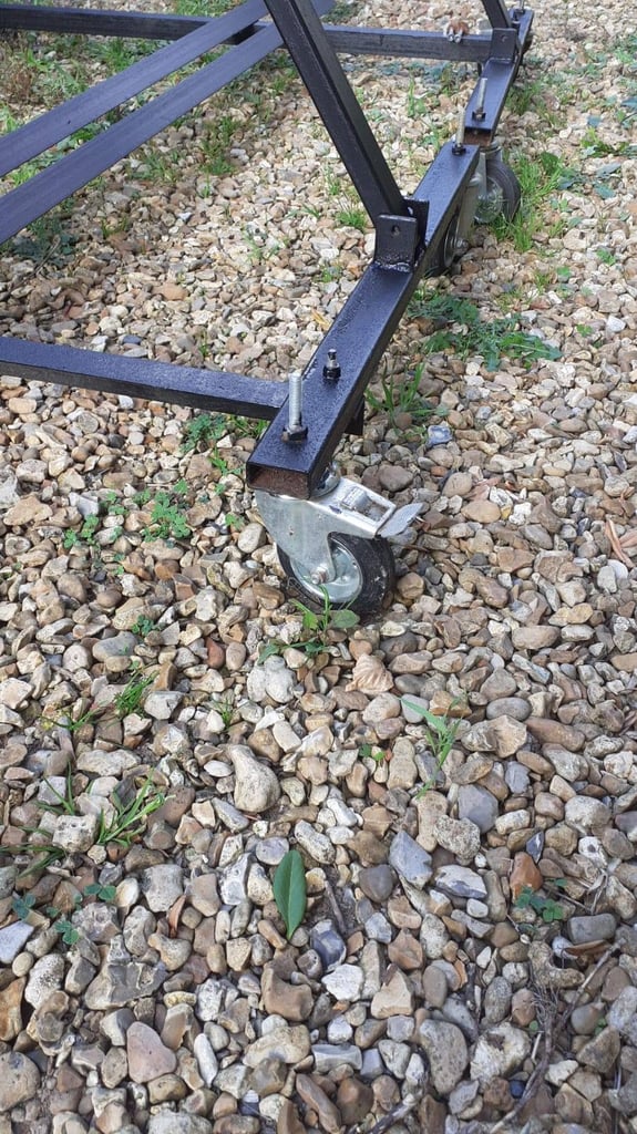 Car Rotisserie Rollover Jig