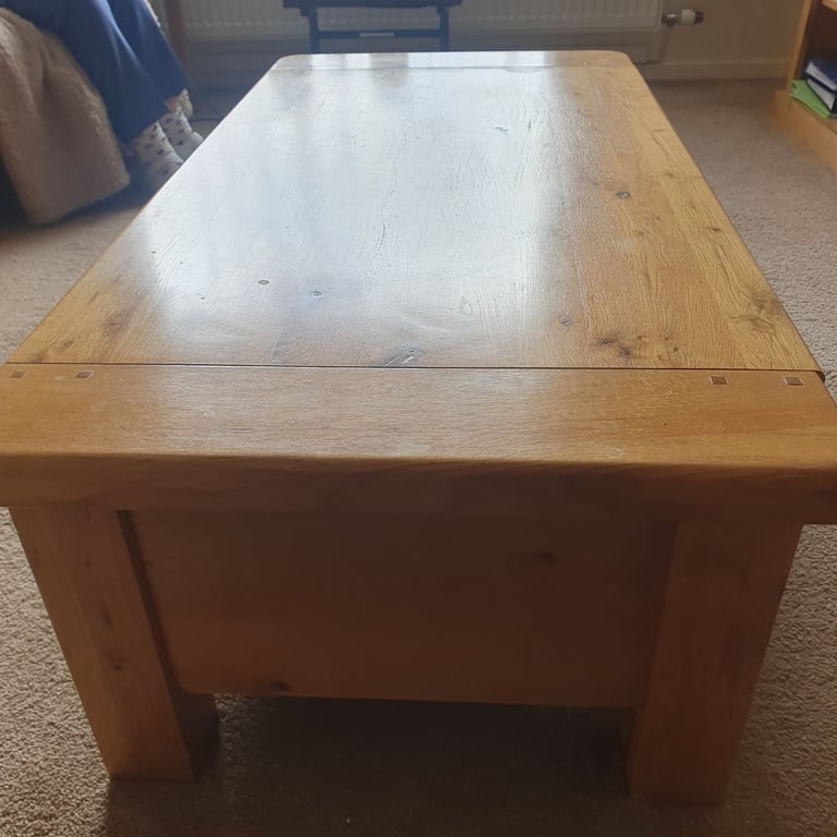 Oak coffee table