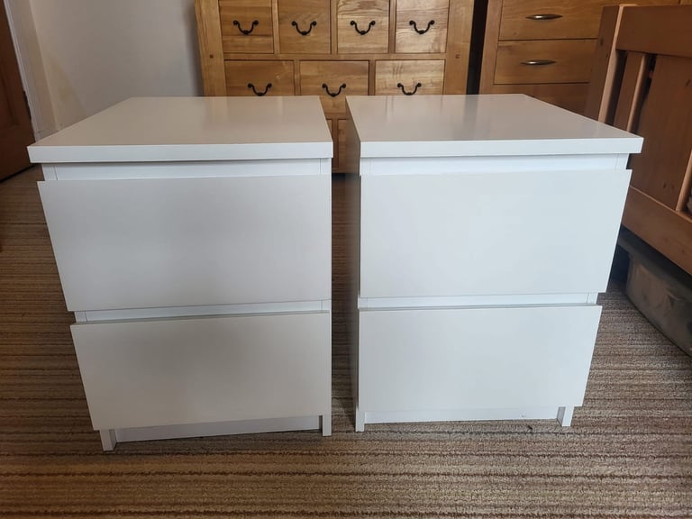image for IKEA Malm bedside tables 