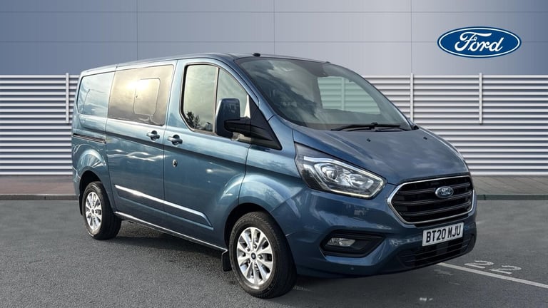 2020 Ford Transit Custom 320 L1 Diesel Fwd 2.0 EcoBlue 130ps Low Roof D/Cab Limited Van Auto Crew...