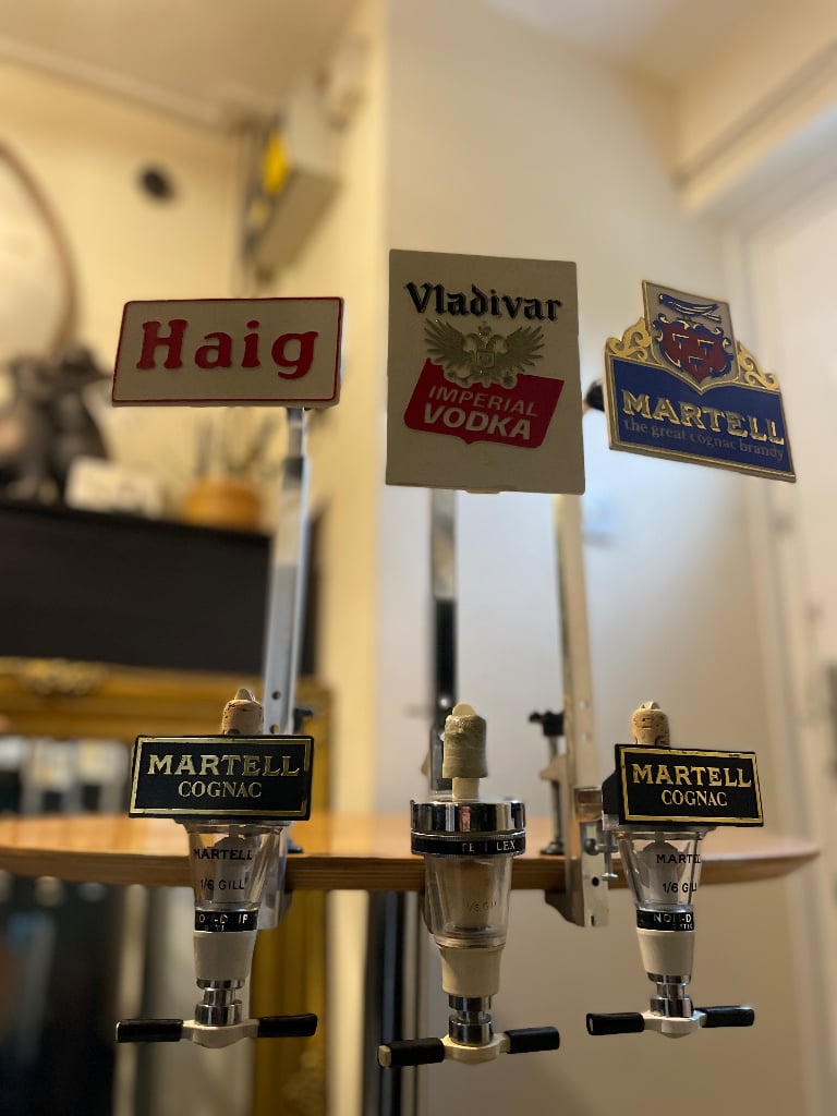 image for 3x vintage alcohol dispenser 