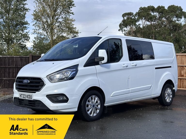 image for 2022 Ford Transit Custom 2.0 320 EcoBlue Limited Crew Van Double Cab 5dr Diesel Manual L2 H1 Euro...