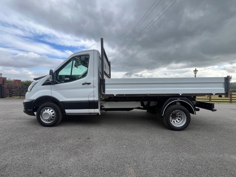 2021 Ford Transit 130 2.0 350 EcoBlue Leader RWD L2 Euro 6 MWB TIPPER BODY 80K +VAT CHASSIS CAB D...