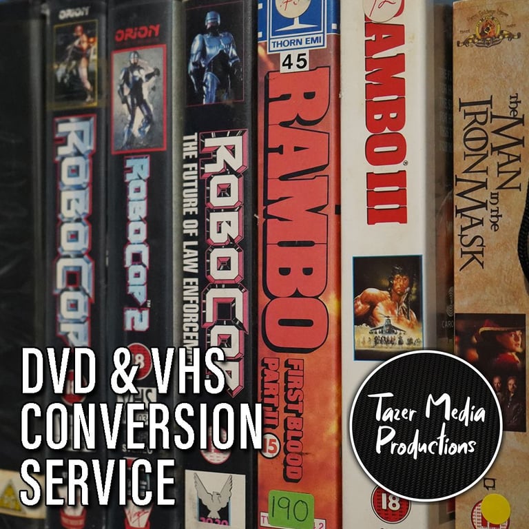 image for Video/VHS Tape Digital Conversion Service (Professional Company)