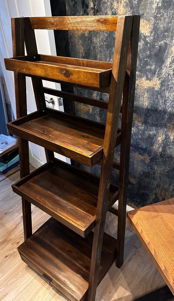 image for Solid Wood Shelf Unit