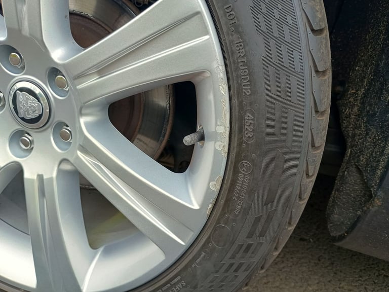 18" JAGUAR XF STAGGERED ALLOYS WHEELS TYRES 5x108 XE XJ XK