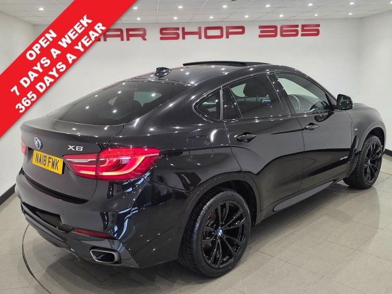 2018 18 BMW X6 3.0 30D M SPORT SUV 5DR DIESEL AUTO XDRIVE EURO 6 (S/S) (258 PS) 