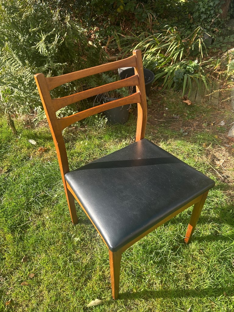 Chair midcentury retro teak vintage 