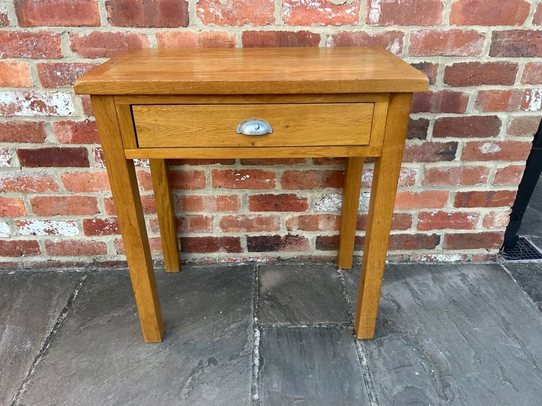 Oak Dressing Table with Mirror - Great Condition 