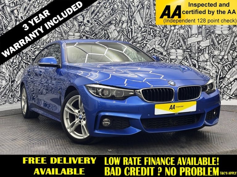 2019 BMW 4 Series Gran Coupe 2.0 420i GPF M Sport Hatchback 5dr Petrol Auto Euro 6 (s/s) (184 ps)...