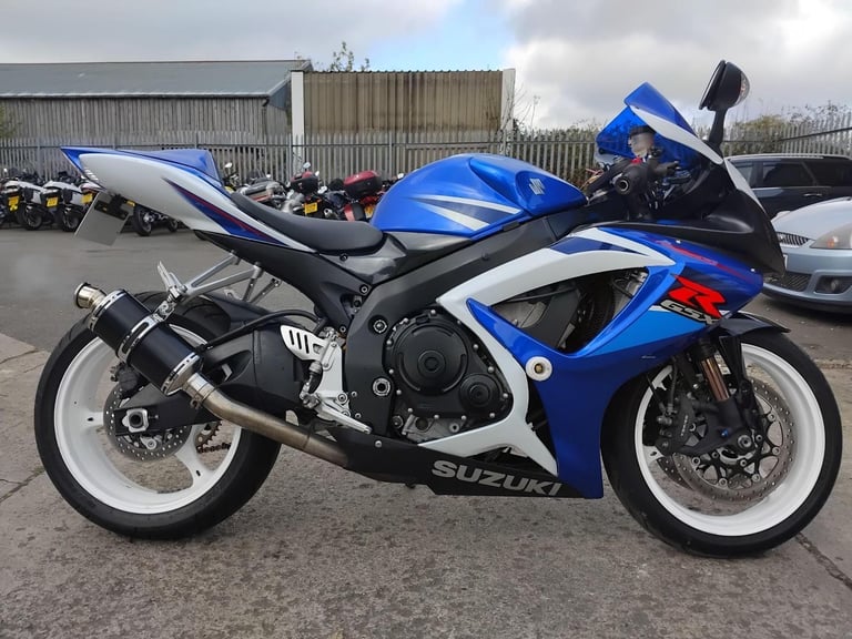 2007 07 SUZUKI GSXR 750 K7 GSXR750 CLEAN BLUE SPORT BIKE SUPER SPORT NEW MOT 