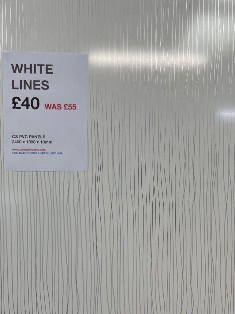 PVC Cladding 10mm, tongue & groove,Trims, adhesives, CSH BATHROOMS LTD