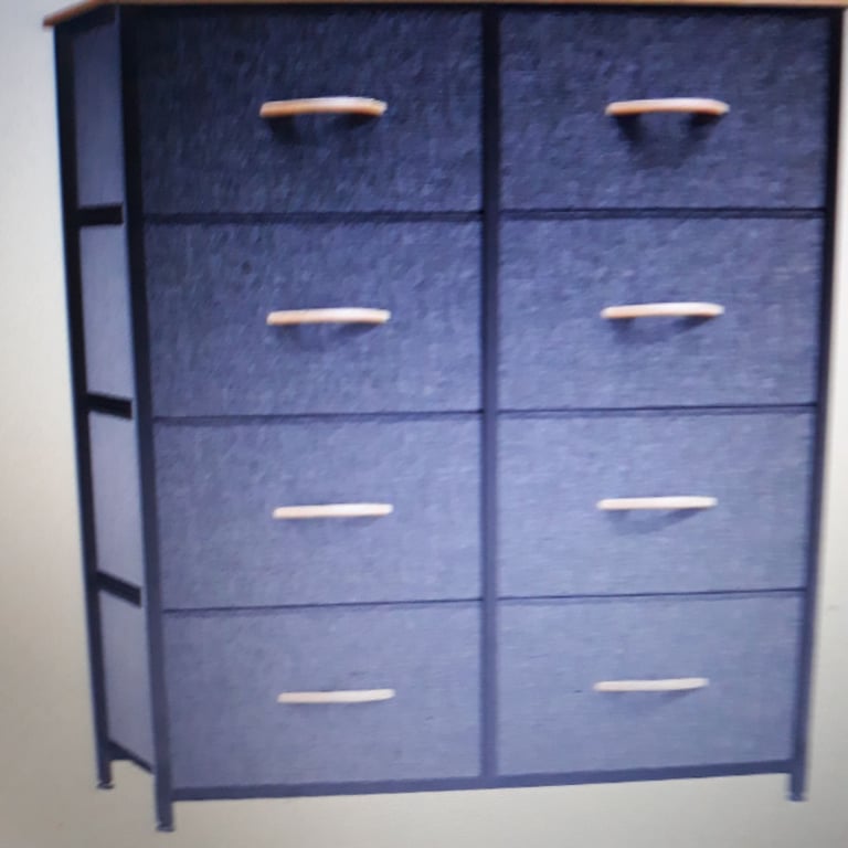 image for Grey colour: 8 chest of drawers 