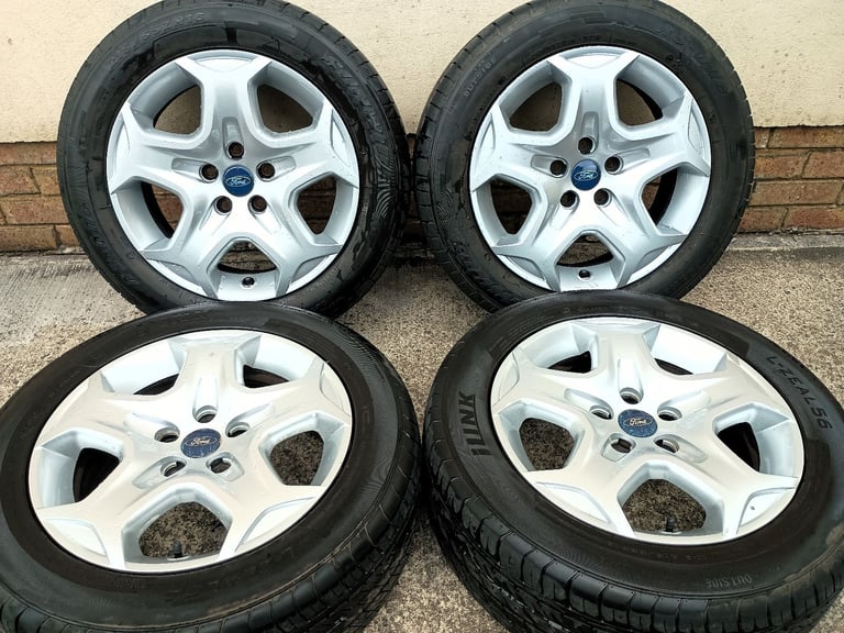 16" FORD WHEELS & GOOD TYRES 5x108 FOCUS MONDEO C MAX TRANSIT CONNECT VAN NOT ALLOYS