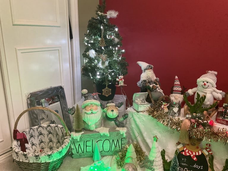 image for Large bundle Christmas decorations 