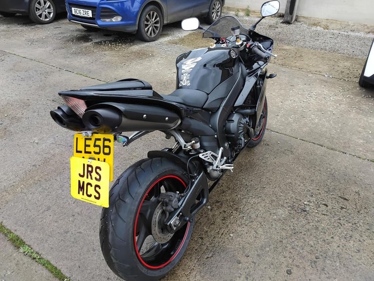 2007 56 YAMAHA YZF R1 07 4C8 SUPERBIKE 1000 BLACK NEW MOT HPI CLEAR YZFR1
