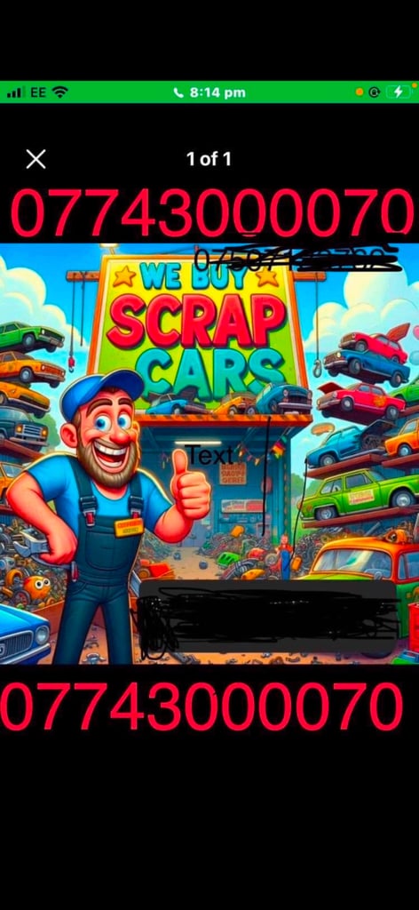Huddersfield scrap vehicle buyer always 