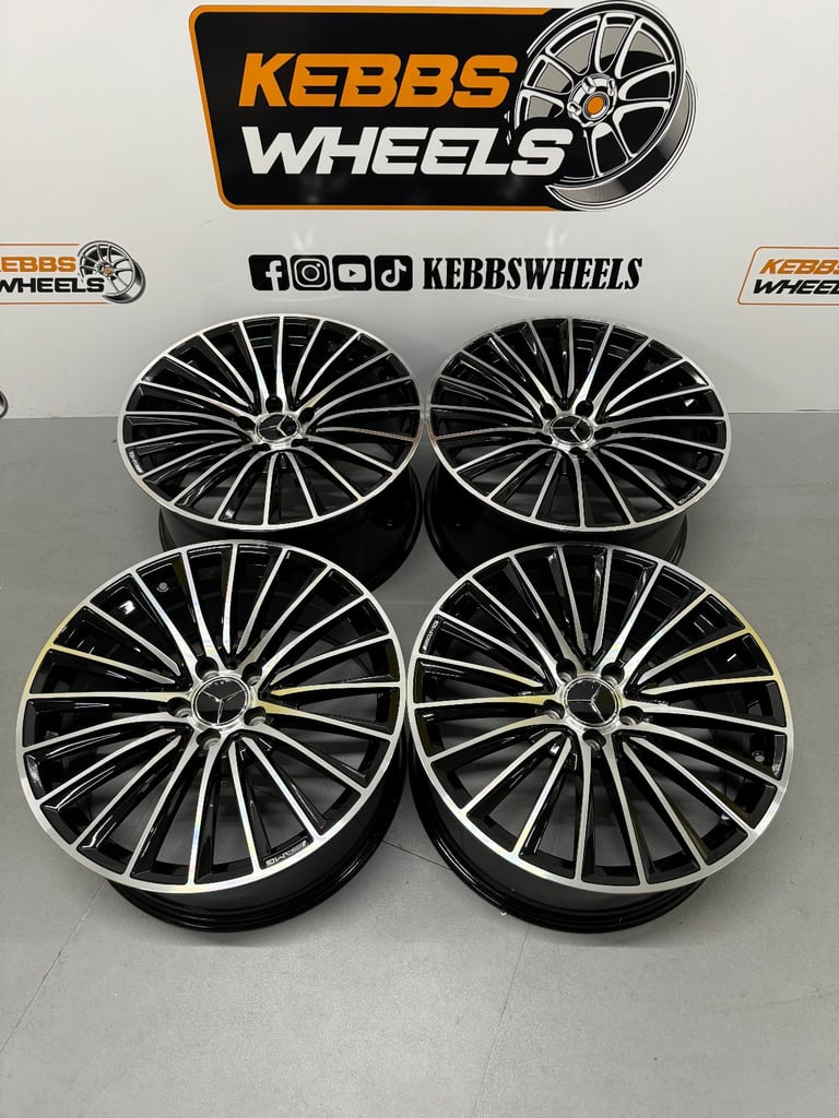 19" MERCEDES 2024 GLC TURBINE TWIST REPLACEMENT ALLOY WHEELS  A CLASS C CLASS E CLASS S CLASS