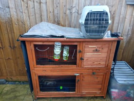 Rabbit cage run and pet carrier 