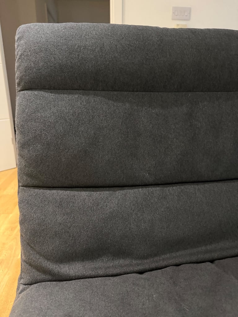 Dwell** dark grey fabric sofa chair super comfy ** mint condition