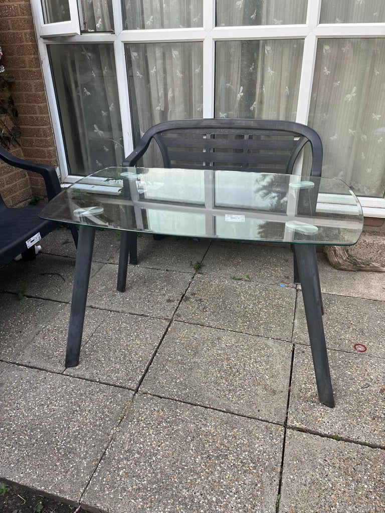 glass table