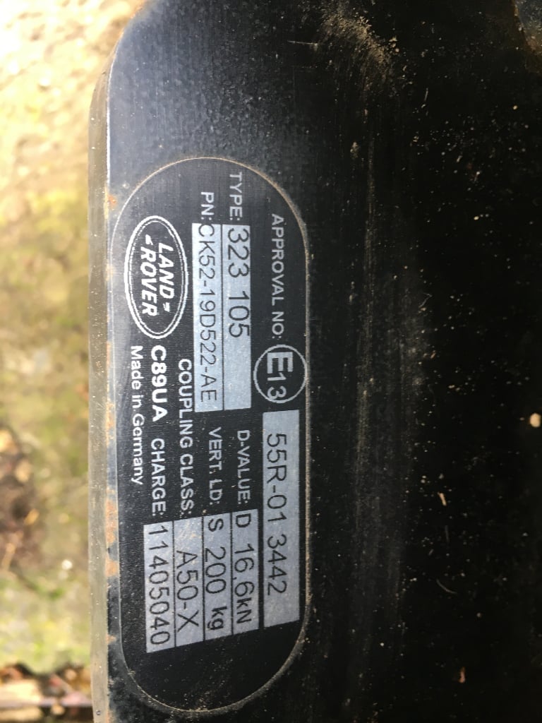 image for L405 Range Rover Towbar