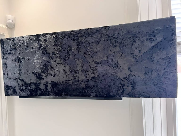 image for Stunning Black Crushed Velvet Pelmets 
