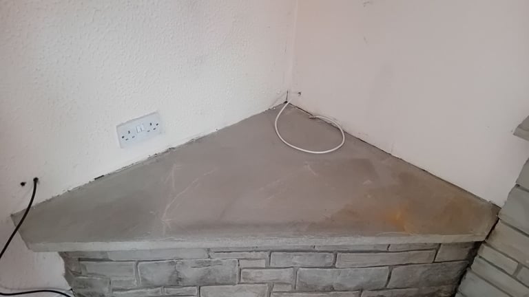 Free Brick / Stone TV Fireplace