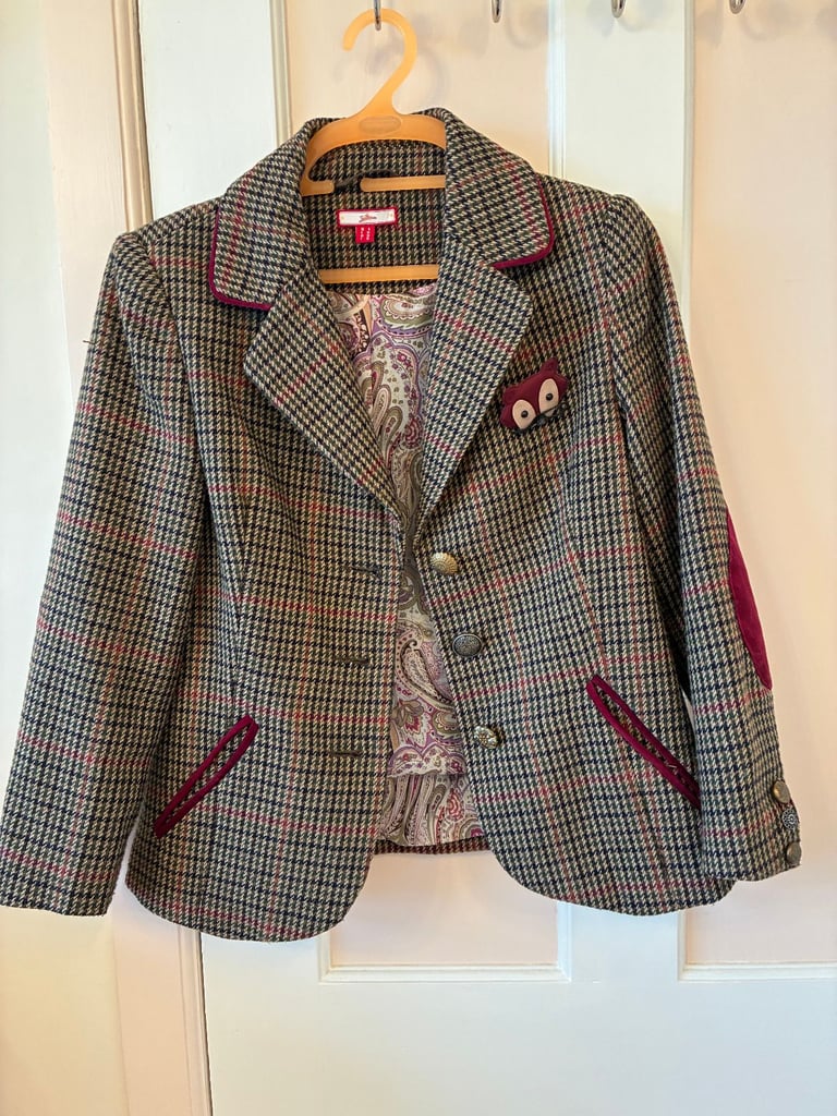 image for New - Joe Brown multi-colour blazer, UK size 8