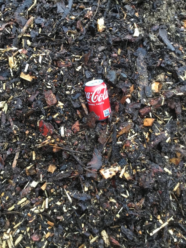 Bark decorative mulch