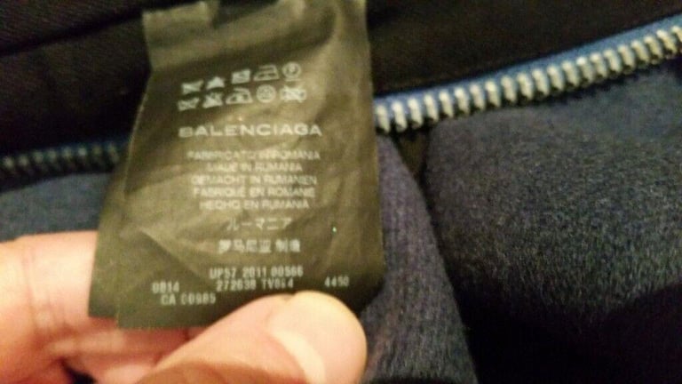  Rare Vintage 90's Designer BALENCIAGA PARIS Stylish Wool & Silk Warm Bomber Jacket. Size : 54 ( S )