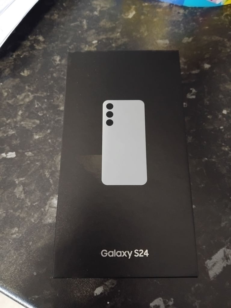 image for Brand New Samsung s24 marble grey sealed boxed with case & screen protector