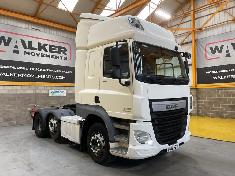 DAF CF460 *EURO 6* SPACE CAB 6X2 TRACTOR UNIT – 2018 – FN18 PZB