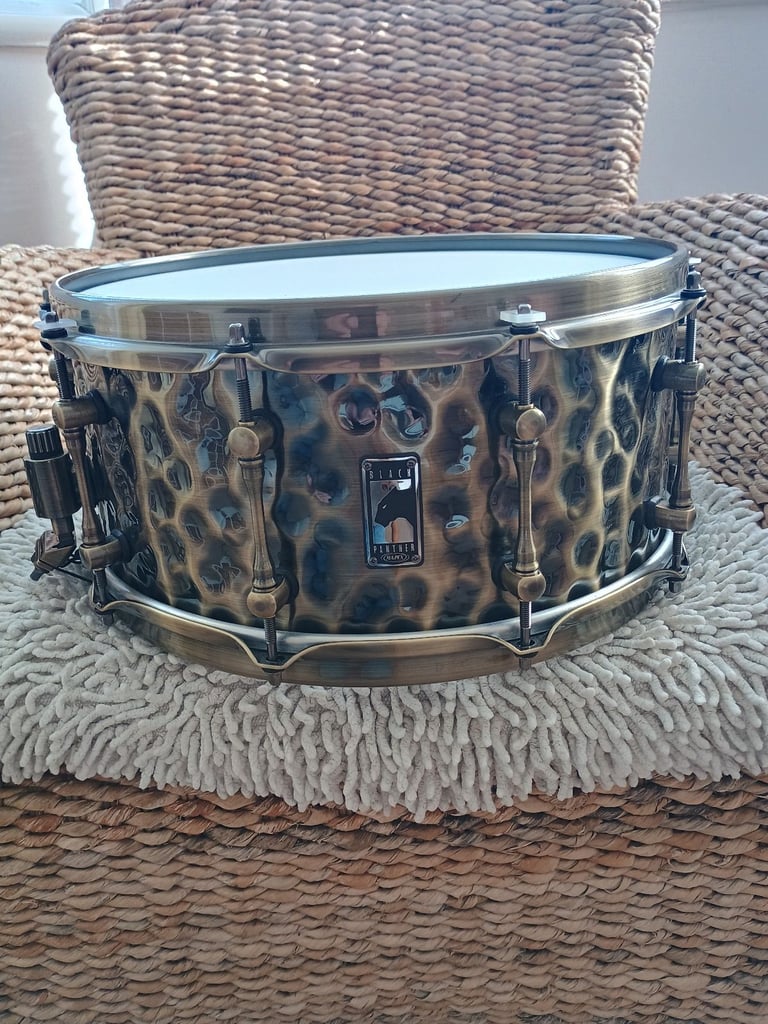 Snare Drum Brass Black Panther The Sledge Hammer 14 x 6.5 Superb quality 