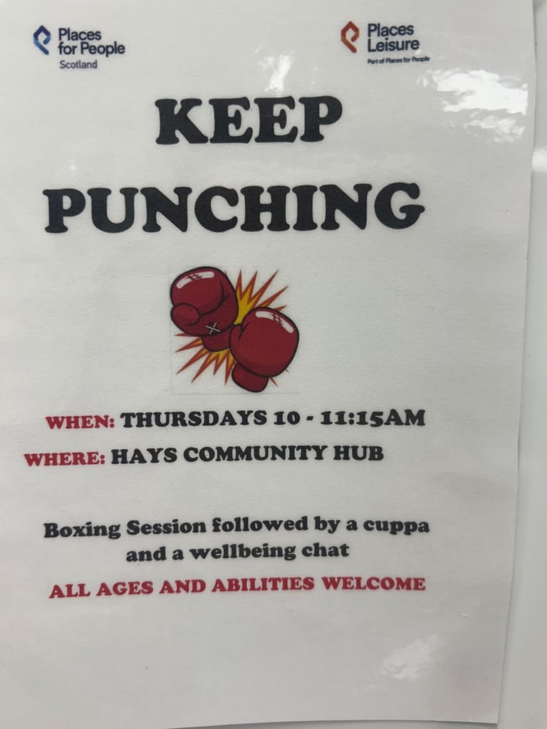 Free 1 hour Community Boxing Fitness Class 