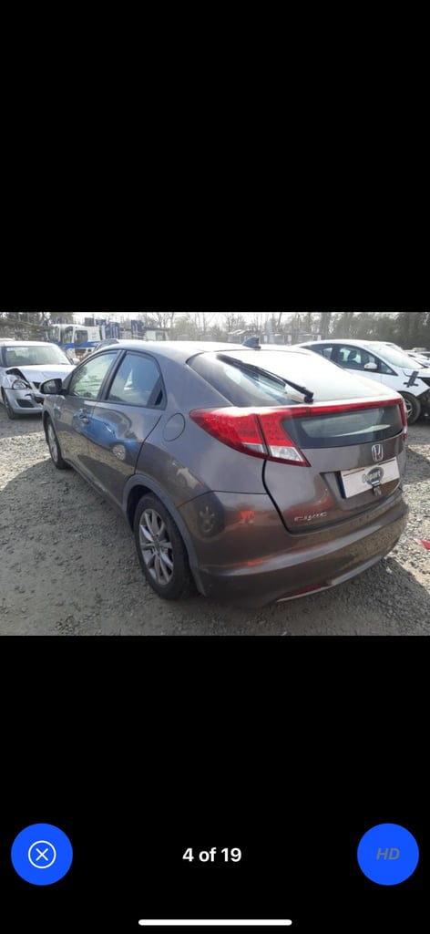 2013 Honda civic BREAKING 