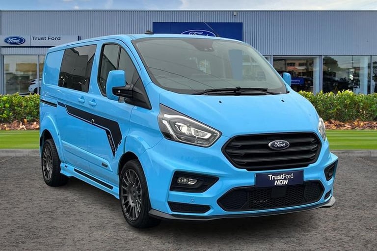 2023 Ford Transit Custom 320 L1 Die 2.0 EcoBlue 170ps Low Roof D/Cab Limited Van **Wrapped in KLM...