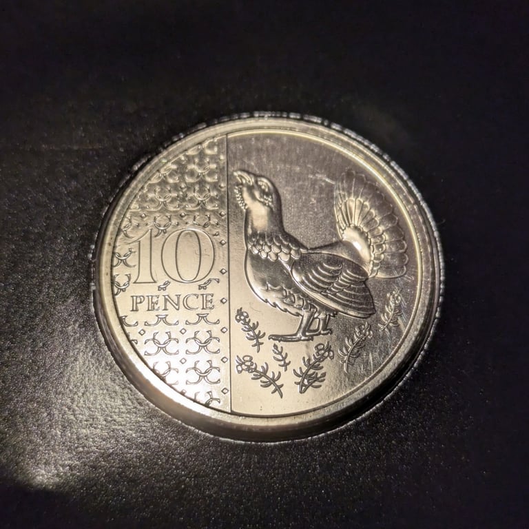10p 2023 PRIVY MARK King Charles III uncirculated ChangeChecker coin