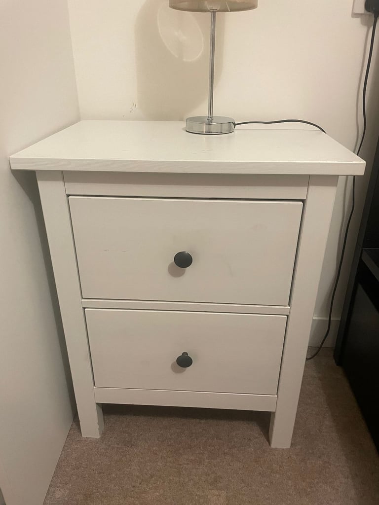 image for White Bedside Table