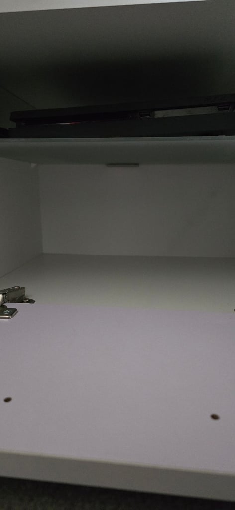 White & Grey TV unit