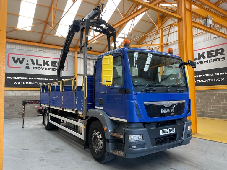 image for MAN TGM 18.250 *EURO 6*, 4X2 18 TONNE BRICK GRAB