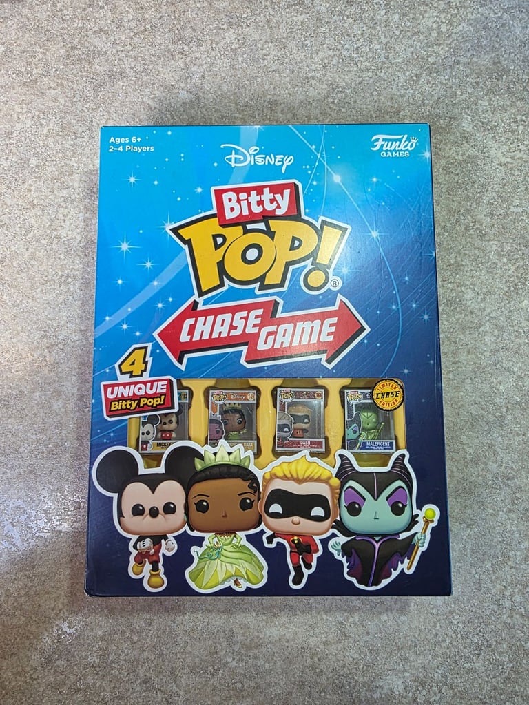 Bitty Pop Disney Chase Game - Limited Chase Edition! - NEW
